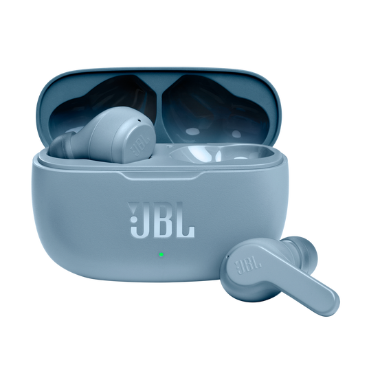 JBL Wave 200TWS - Blue - True Wireless Earbuds - Hero